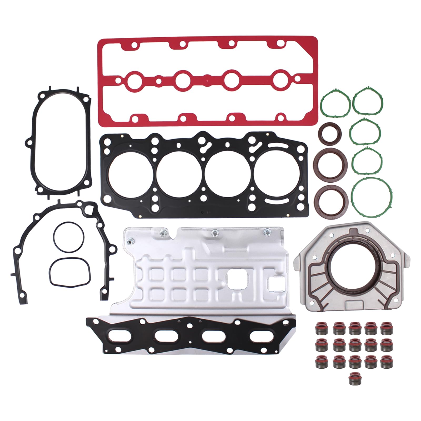 Amazon.com: NewYall 1.4L Engine Cylinder Head Gasket Set for Fiat